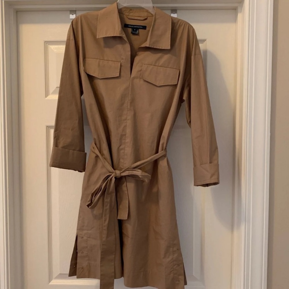 French Connection Cotton Shirt Dress NWT